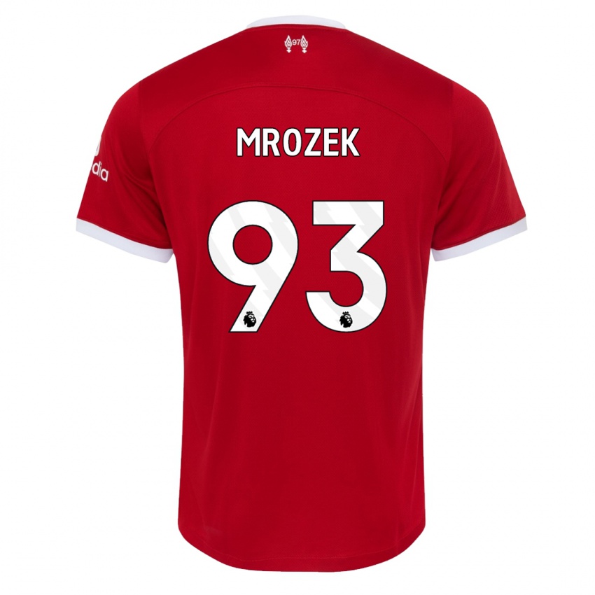 Kinder Fabian Mrozek #93 Rot Heimtrikot Trikot 2023/24 T-Shirt