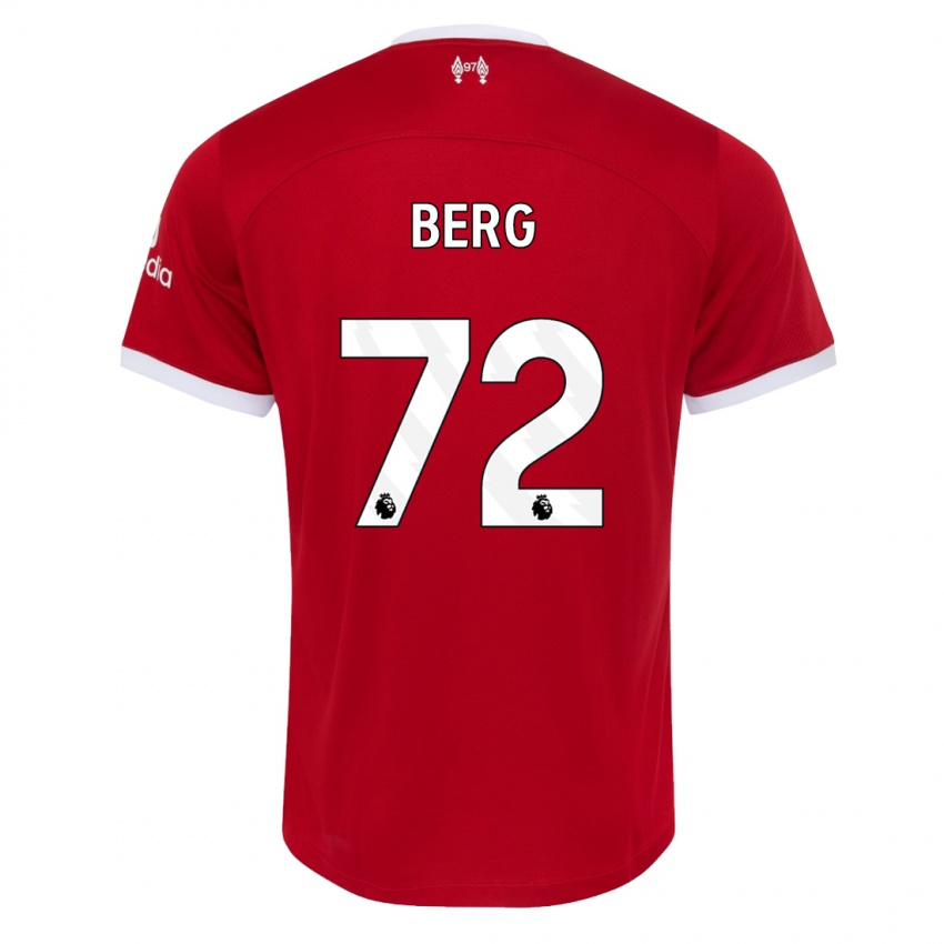 Kinder Sepp Van Den Berg #72 Rot Heimtrikot Trikot 2023/24 T-Shirt