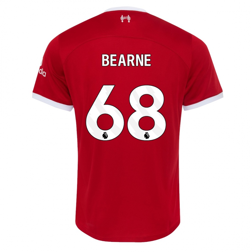 Kinder Jack Bearne #68 Rot Heimtrikot Trikot 2023/24 T-Shirt