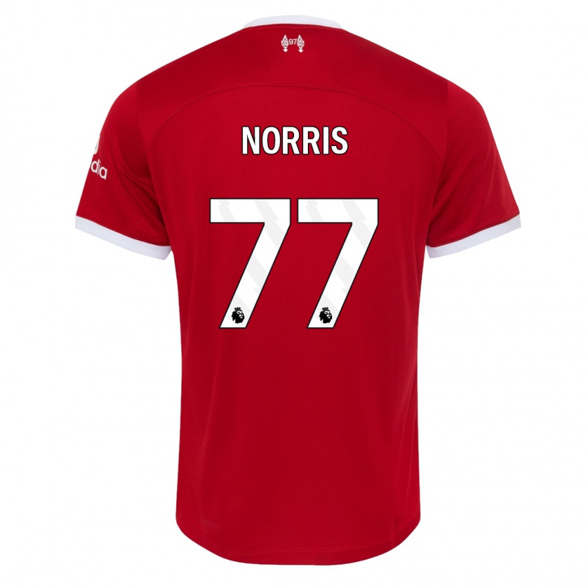 Kinder James Norris #77 Rot Heimtrikot Trikot 2023/24 T-Shirt