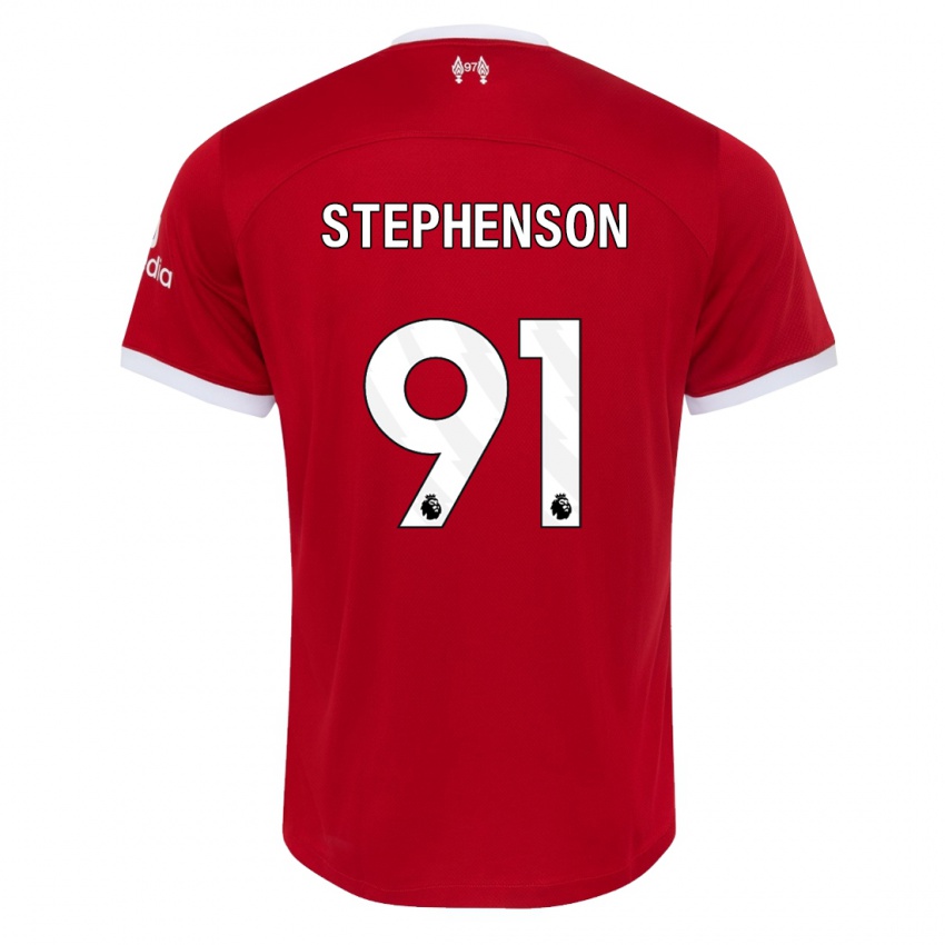 Kinder Luca Stephenson #91 Rot Heimtrikot Trikot 2023/24 T-Shirt