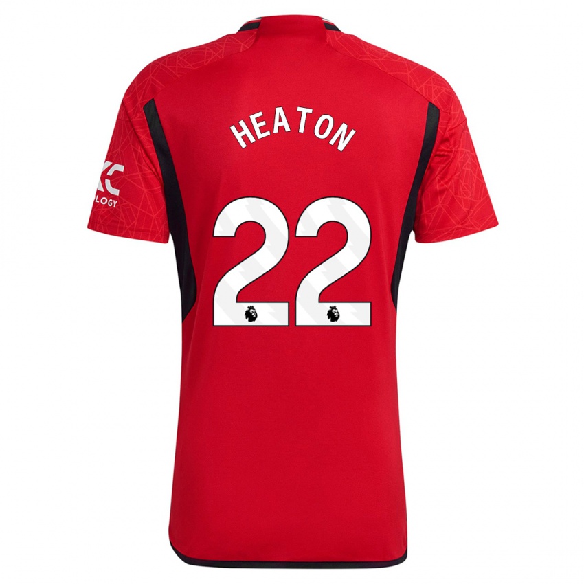 Kinder Tom Heaton #22 Rot Heimtrikot Trikot 2023/24 T-Shirt