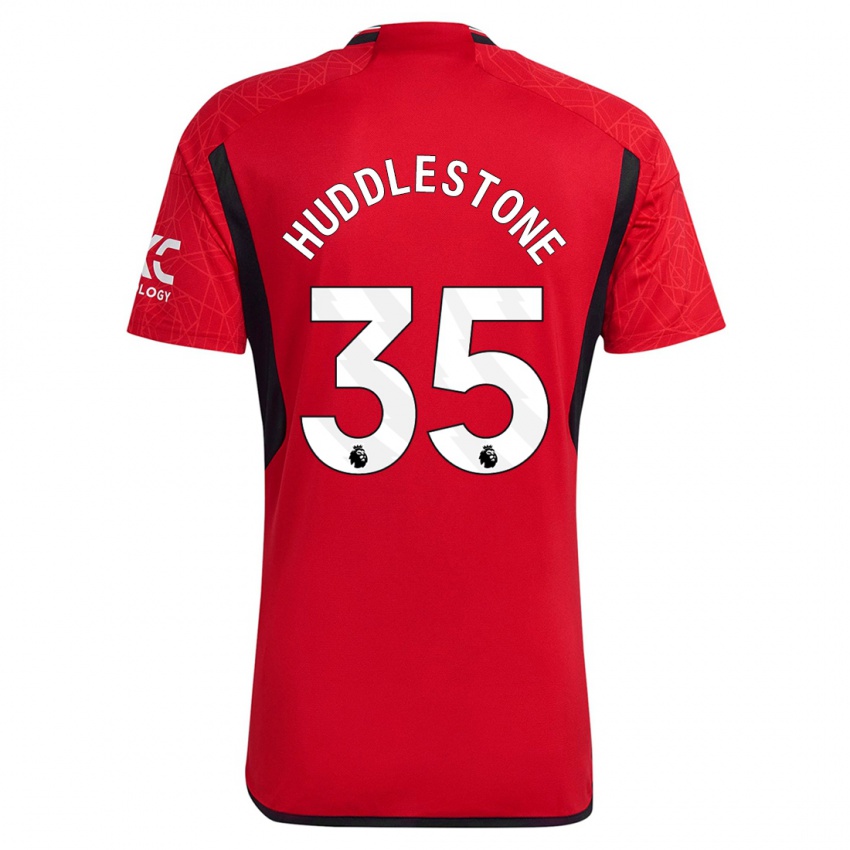Kinder Tom Huddlestone #35 Rot Heimtrikot Trikot 2023/24 T-Shirt