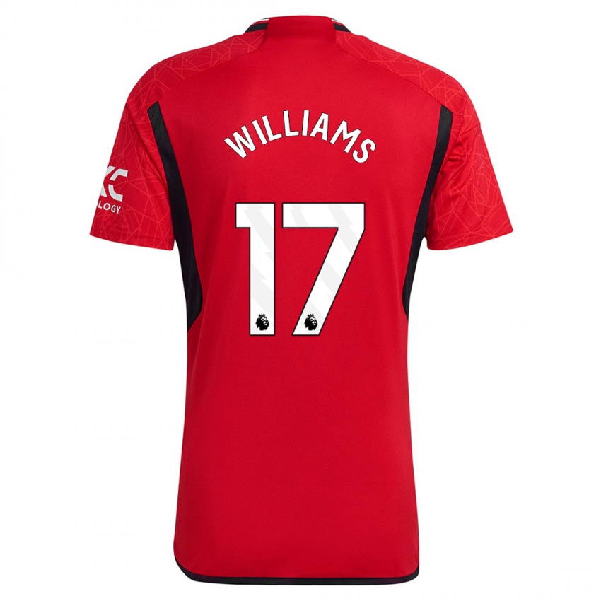 Kinder Rachel Williams #17 Rot Heimtrikot Trikot 2023/24 T-Shirt