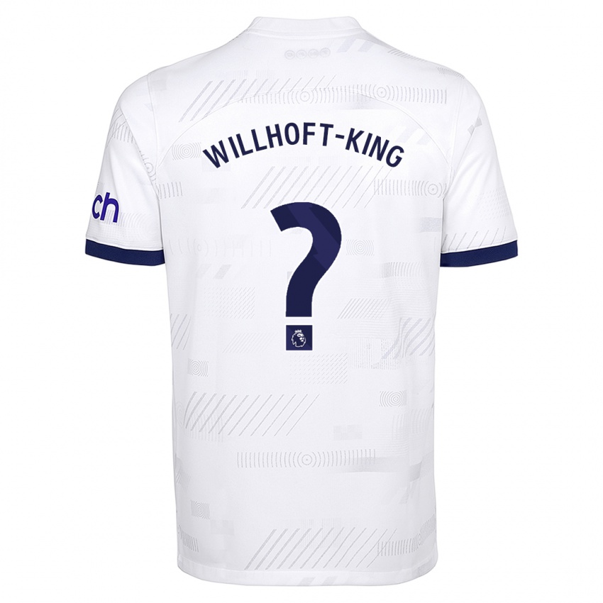 Kinder Han Willhoft-King #0 Weiß Heimtrikot Trikot 2023/24 T-Shirt