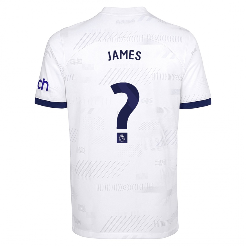 Kinder Herbie James #0 Weiß Heimtrikot Trikot 2023/24 T-Shirt