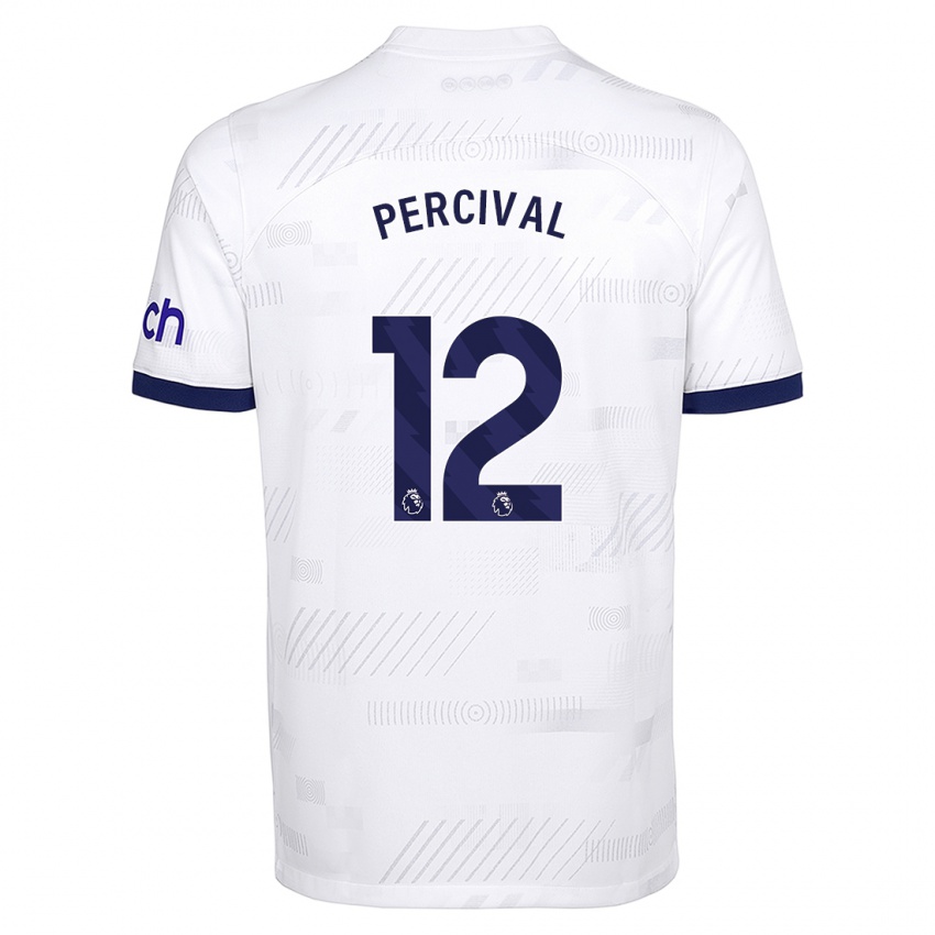 Kinder Ria Percival #12 Weiß Heimtrikot Trikot 2023/24 T-Shirt