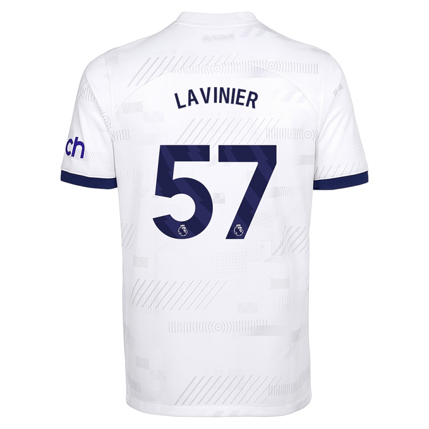 Kinder Marcel Lavinier #57 Weiß Heimtrikot Trikot 2023/24 T-Shirt