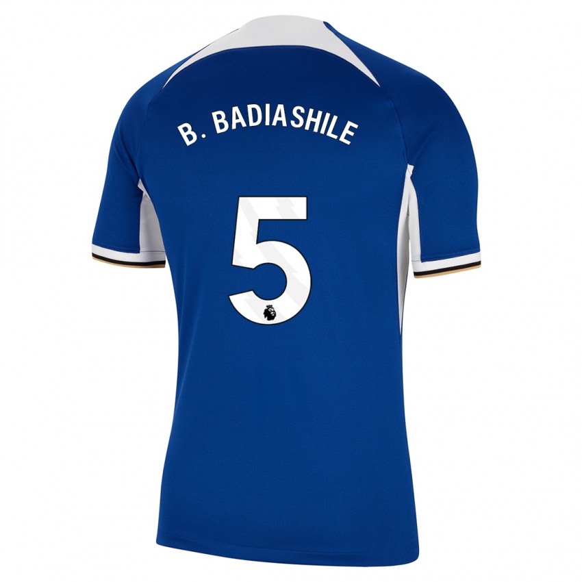 Kinder Benoît Badiashile #5 Blau Heimtrikot Trikot 2023/24 T-Shirt
