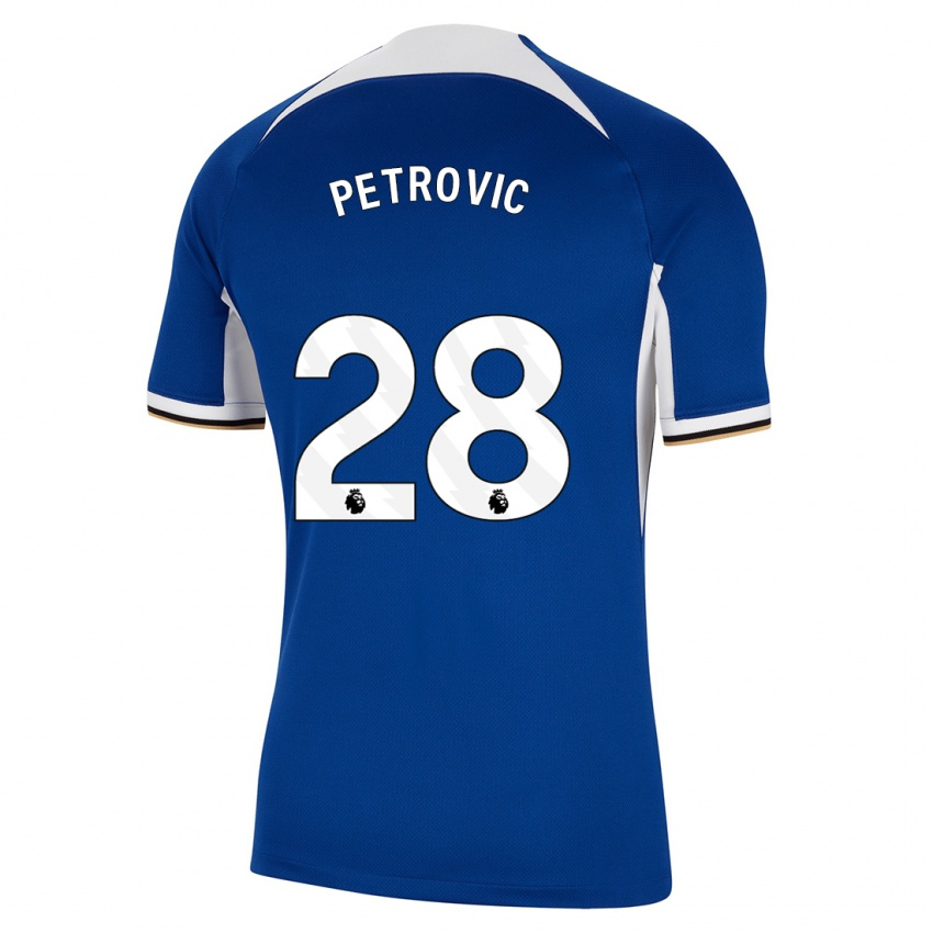 Kinder Djordje Petrovic #28 Blau Heimtrikot Trikot 2023/24 T-Shirt