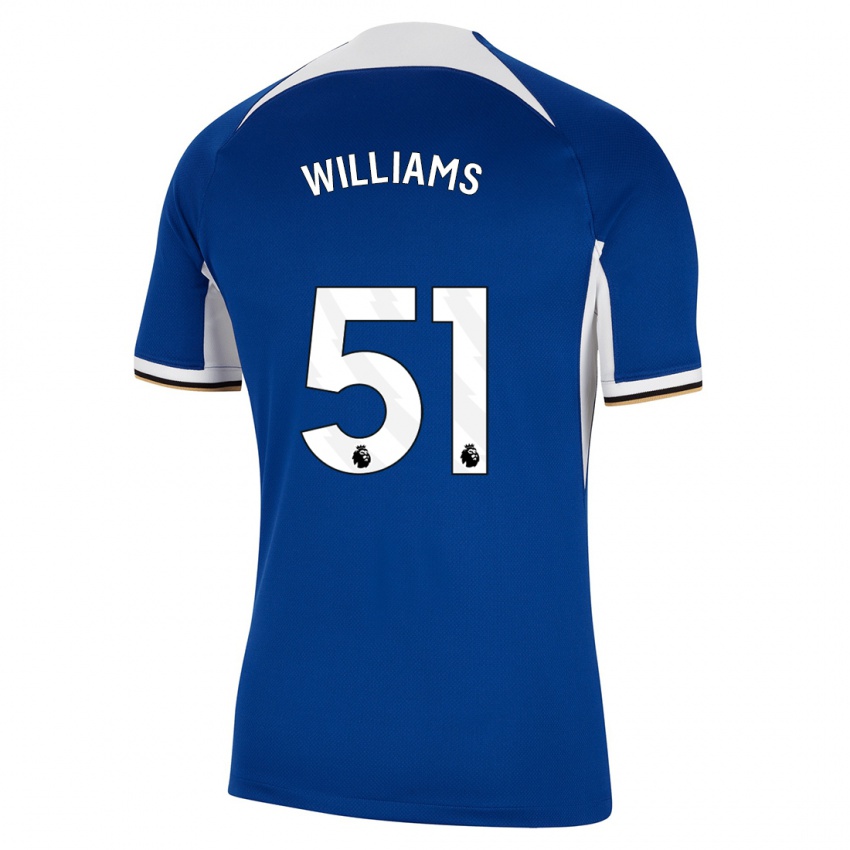 Kinder Dylan Williams #51 Blau Heimtrikot Trikot 2023/24 T-Shirt