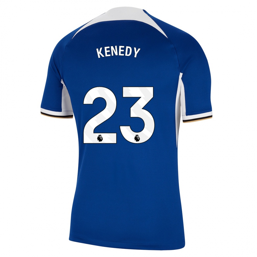 Kinder Robert Kenedy #23 Blau Heimtrikot Trikot 2023/24 T-Shirt