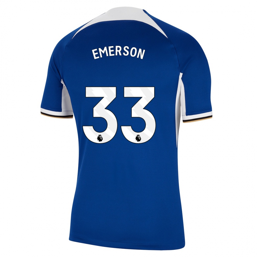 Kinder Emerson #33 Blau Heimtrikot Trikot 2023/24 T-Shirt