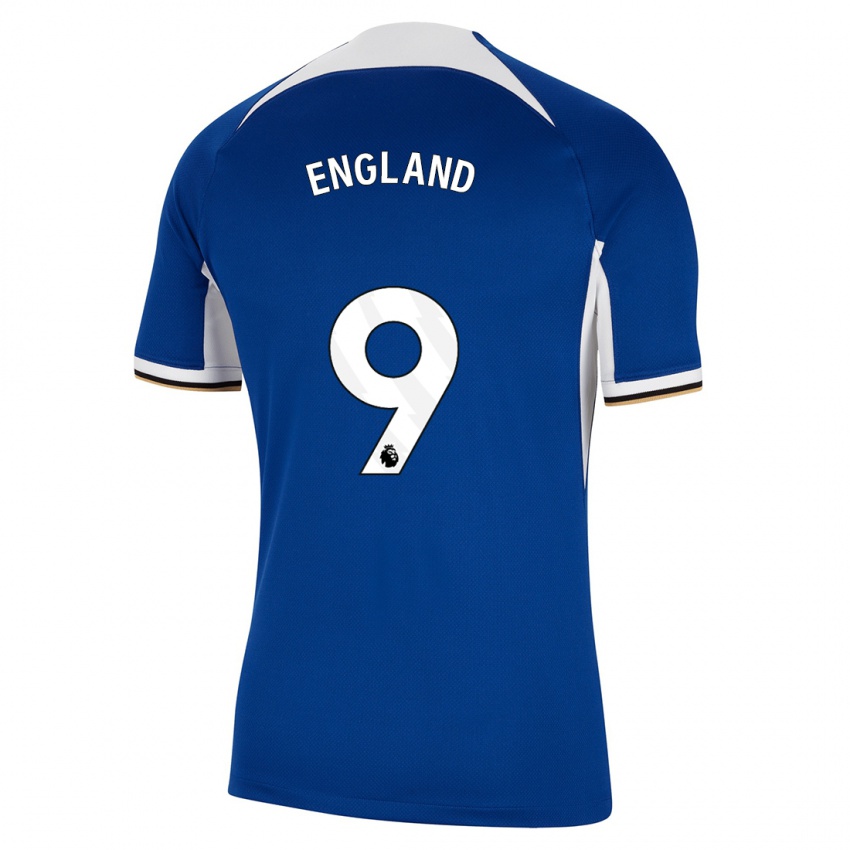 Kinder Bethany England #9 Blau Heimtrikot Trikot 2023/24 T-Shirt