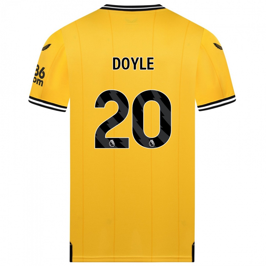 Kinder Tommy Doyle #20 Gelb Heimtrikot Trikot 2023/24 T-Shirt