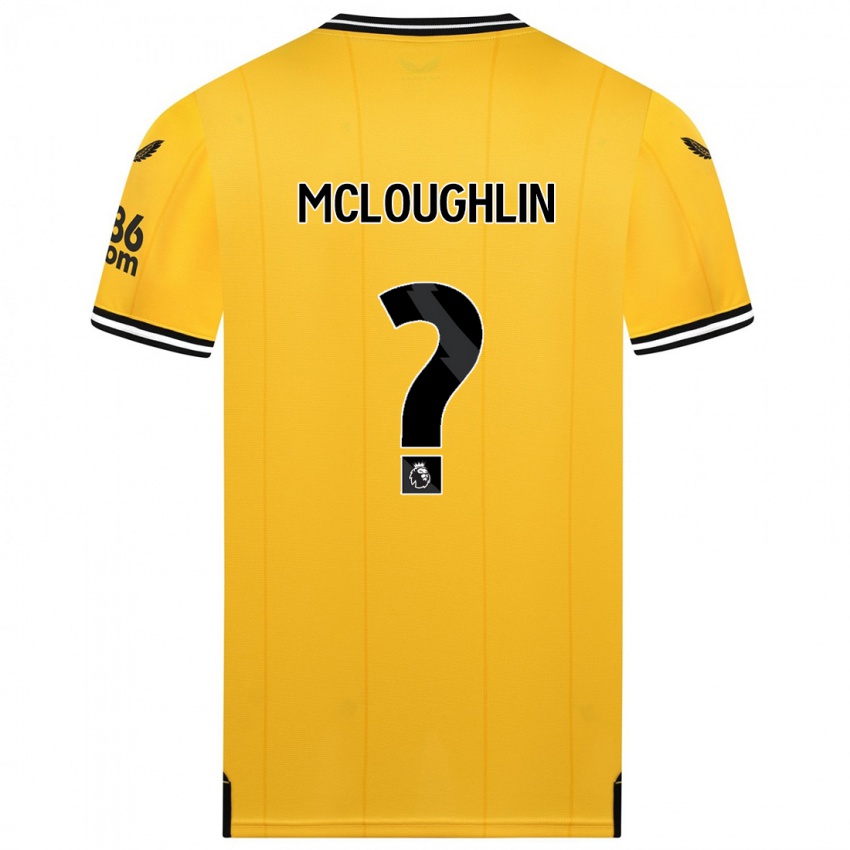 Kinder Lee Mcloughlin #0 Gelb Heimtrikot Trikot 2023/24 T-Shirt