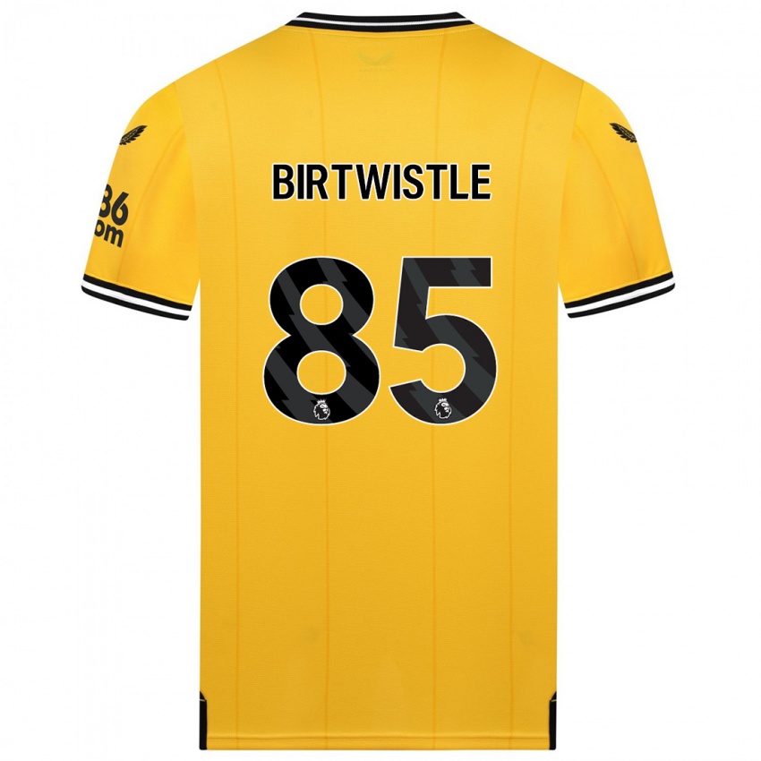 Kinder Harry Birtwistle #85 Gelb Heimtrikot Trikot 2023/24 T-Shirt