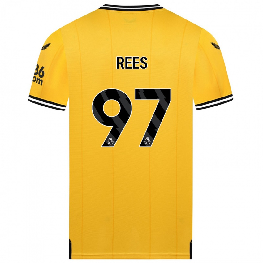 Kinder Mason Rees #97 Gelb Heimtrikot Trikot 2023/24 T-Shirt