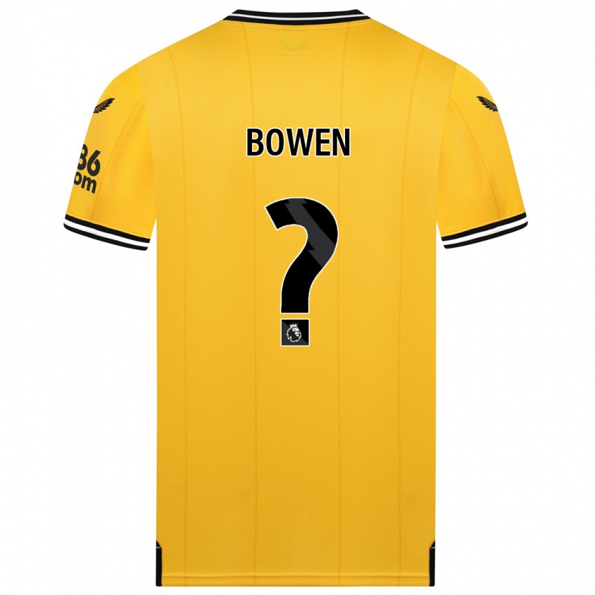Kinder Reiss Bowen #0 Gelb Heimtrikot Trikot 2023/24 T-Shirt