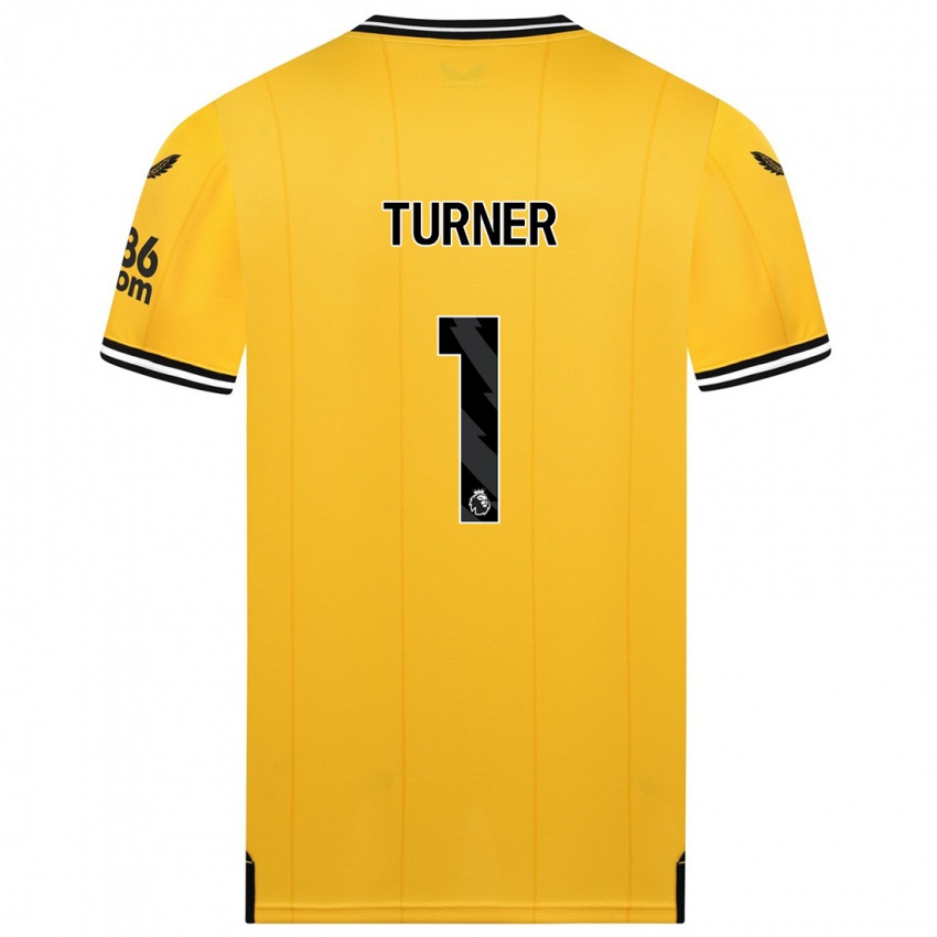 Kinder Shannon Turner #1 Gelb Heimtrikot Trikot 2023/24 T-Shirt