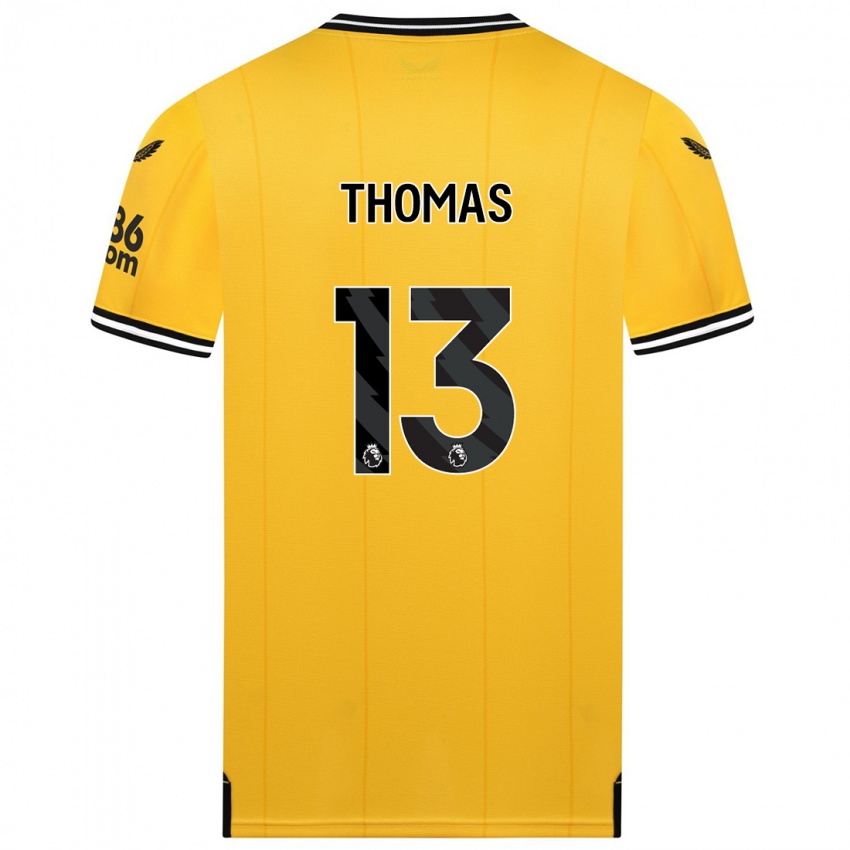 Kinder Bec Thomas #13 Gelb Heimtrikot Trikot 2023/24 T-Shirt
