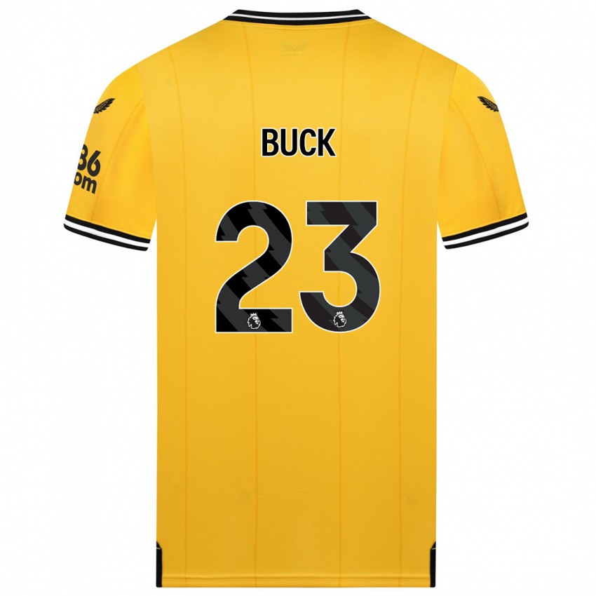 Kinder Alex Buck #23 Gelb Heimtrikot Trikot 2023/24 T-Shirt