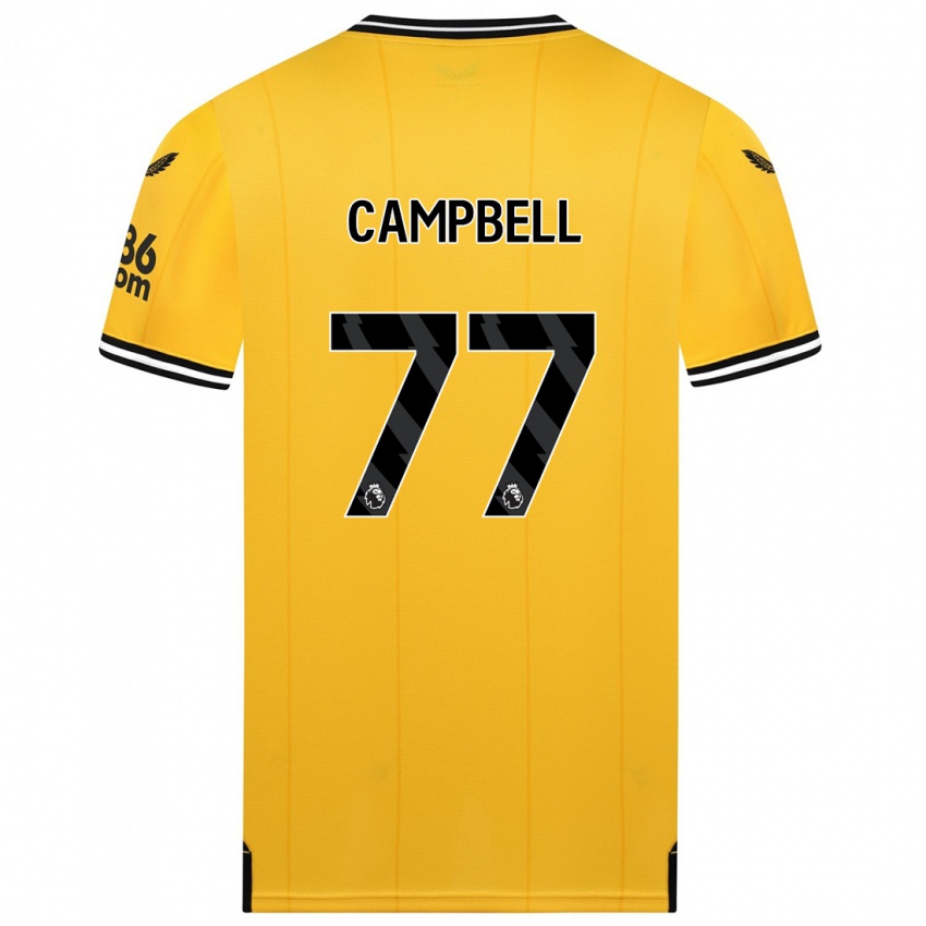 Kinder Chem Campbell #77 Gelb Heimtrikot Trikot 2023/24 T-Shirt