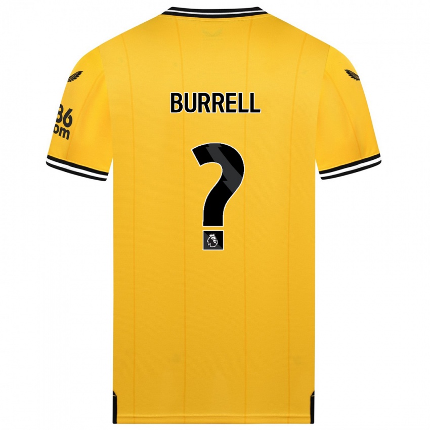 Kinder Ackeme Francis-Burrell #0 Gelb Heimtrikot Trikot 2023/24 T-Shirt