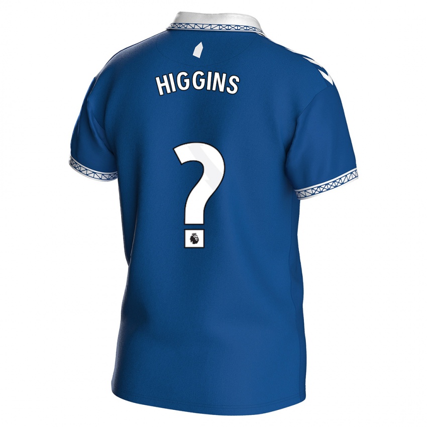Kinder Liam Higgins #0 Königsblau Heimtrikot Trikot 2023/24 T-Shirt