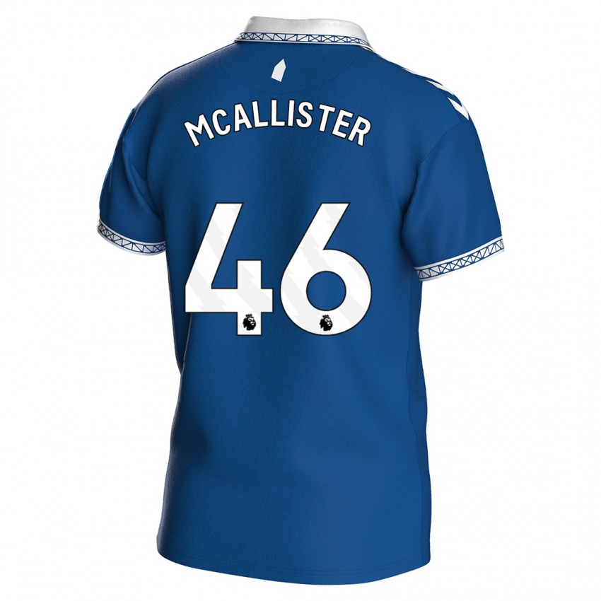 Kinder Sean Mcallister #46 Königsblau Heimtrikot Trikot 2023/24 T-Shirt