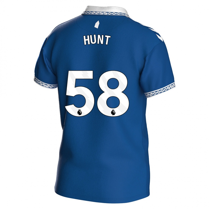 Kinder Mackenzie Hunt #58 Königsblau Heimtrikot Trikot 2023/24 T-Shirt