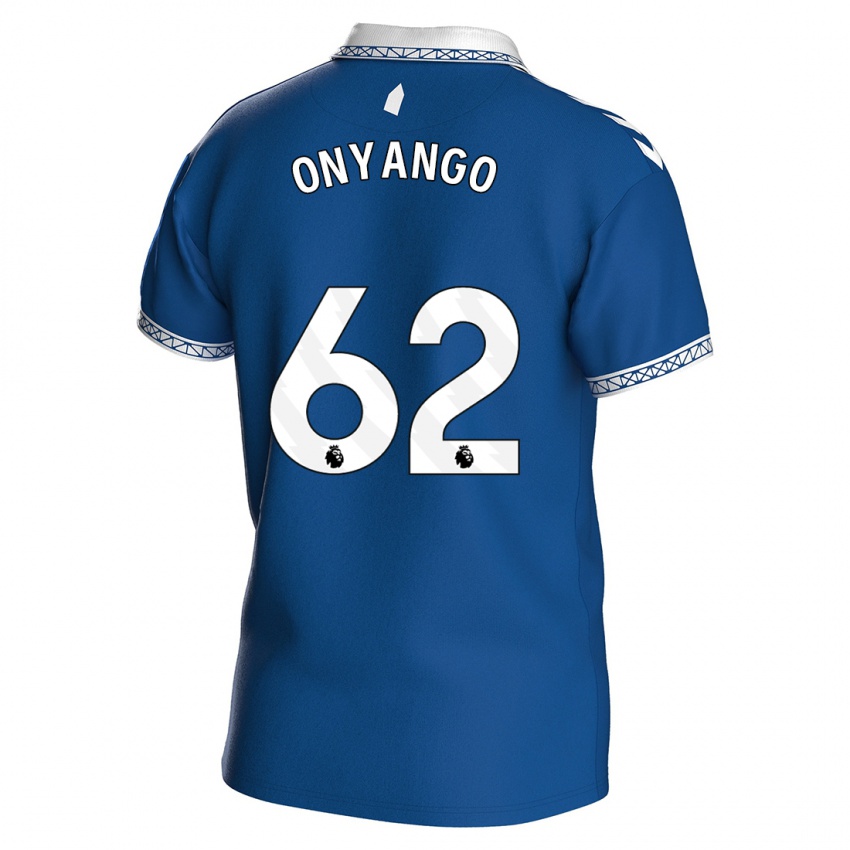 Kinder Tyler Onyango #62 Königsblau Heimtrikot Trikot 2023/24 T-Shirt