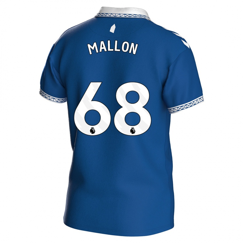 Kinder Mathew Mallon #68 Königsblau Heimtrikot Trikot 2023/24 T-Shirt