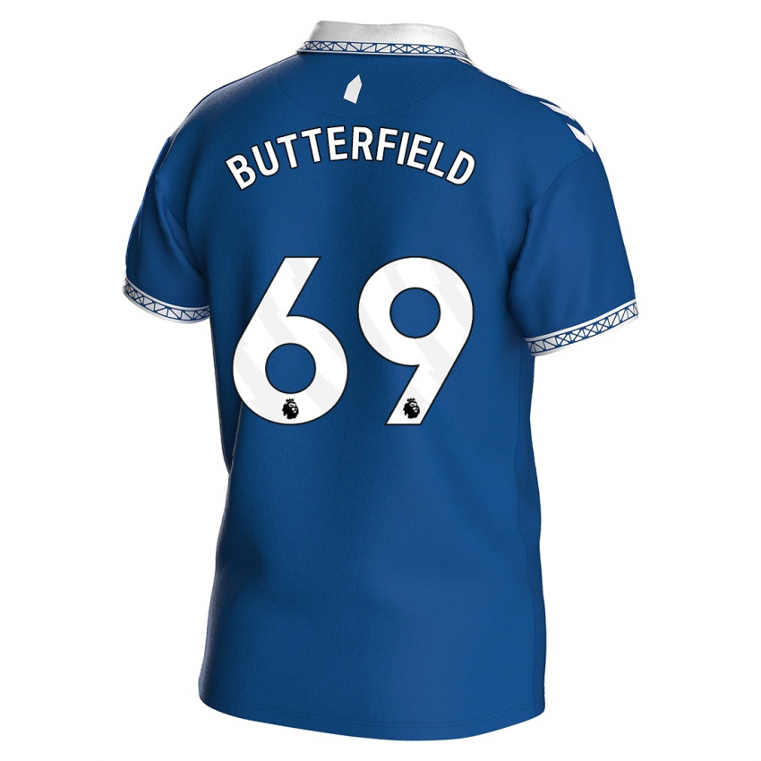 Kinder Luke Butterfield #69 Königsblau Heimtrikot Trikot 2023/24 T-Shirt