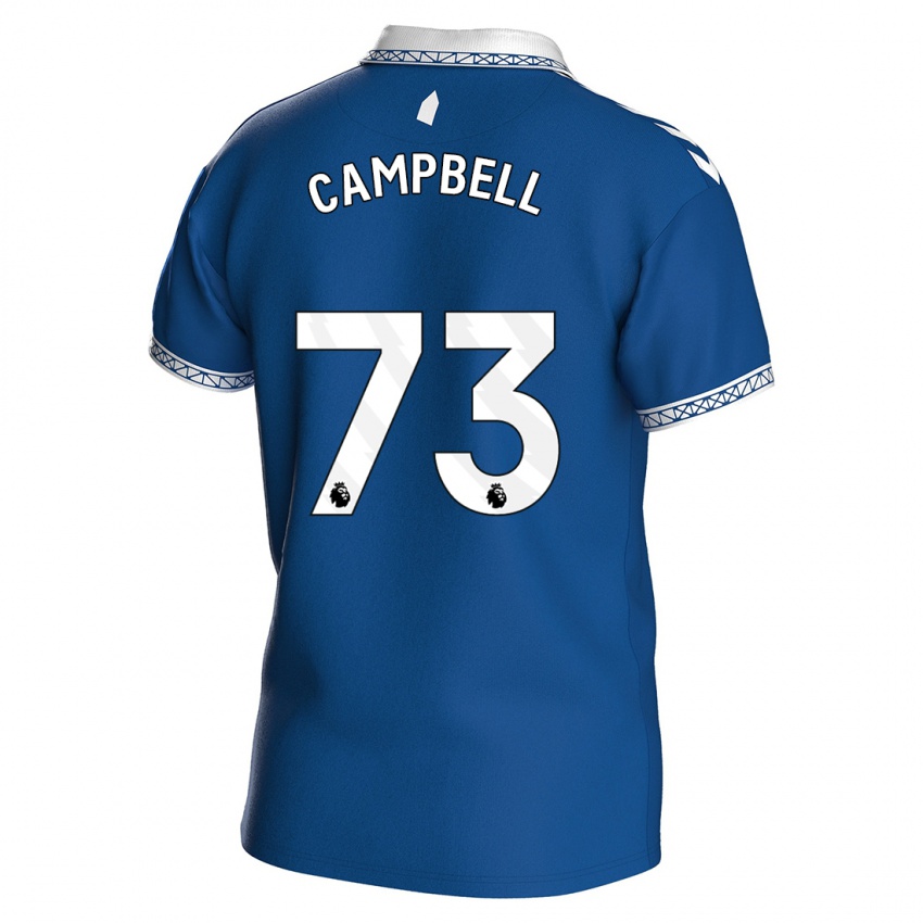 Kinder Elijah Campbell #73 Königsblau Heimtrikot Trikot 2023/24 T-Shirt