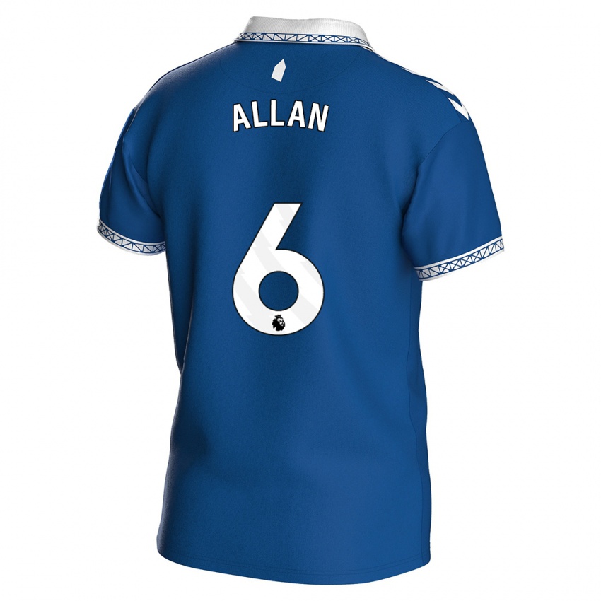 Kinder Allan #6 Königsblau Heimtrikot Trikot 2023/24 T-Shirt