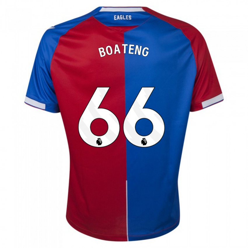 Kinder David Boateng #66 Rot Blau Heimtrikot Trikot 2023/24 T-Shirt