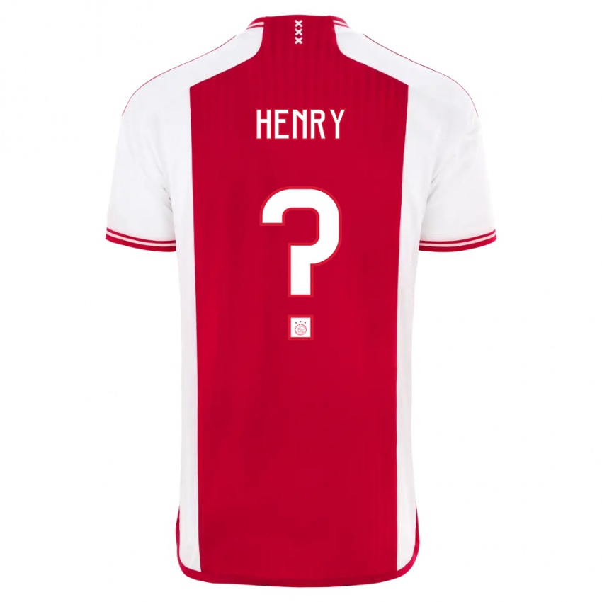 Kinder Alvaro Henry #0 Rot-Weiss Heimtrikot Trikot 2023/24 T-Shirt