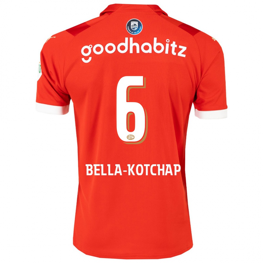 Kinder Armel Bella-Kotchap #6 Rot Heimtrikot Trikot 2023/24 T-Shirt