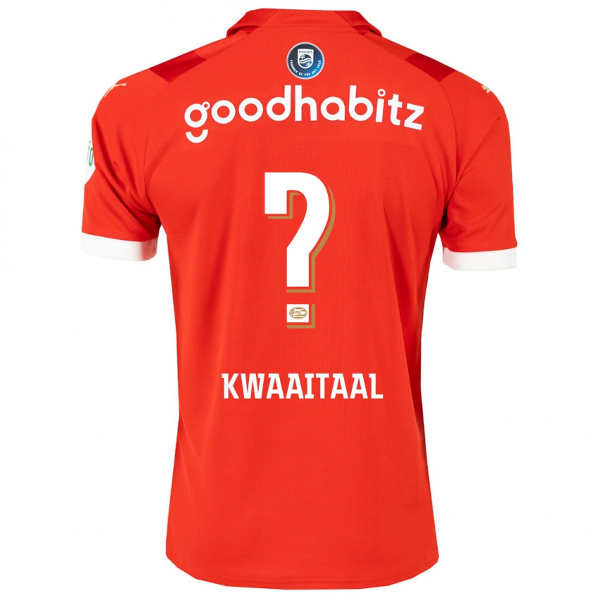 Kinder Julian Kwaaitaal #0 Rot Heimtrikot Trikot 2023/24 T-Shirt