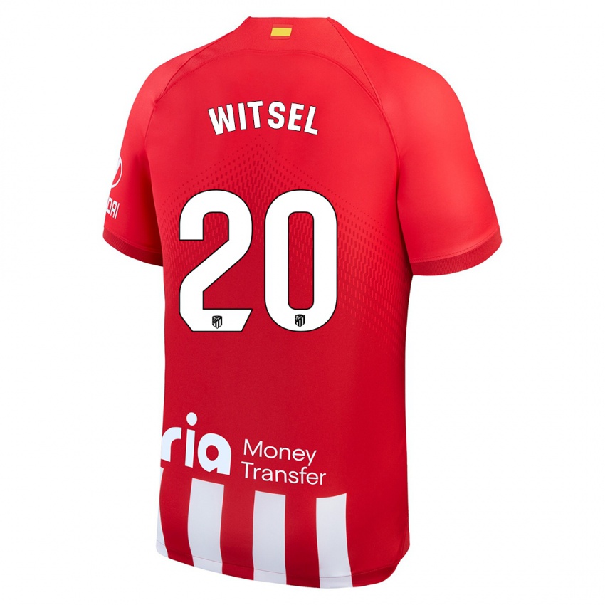 Kinder Axel Witsel #20 Rot-Weiss Heimtrikot Trikot 2023/24 T-Shirt