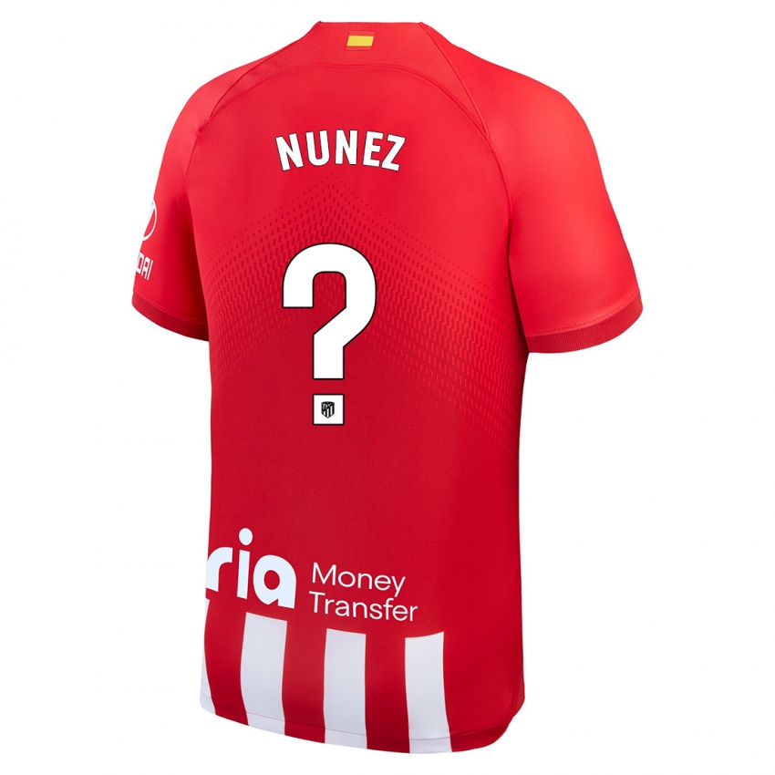 Kinder Rafael Nunez #0 Rot-Weiss Heimtrikot Trikot 2023/24 T-Shirt