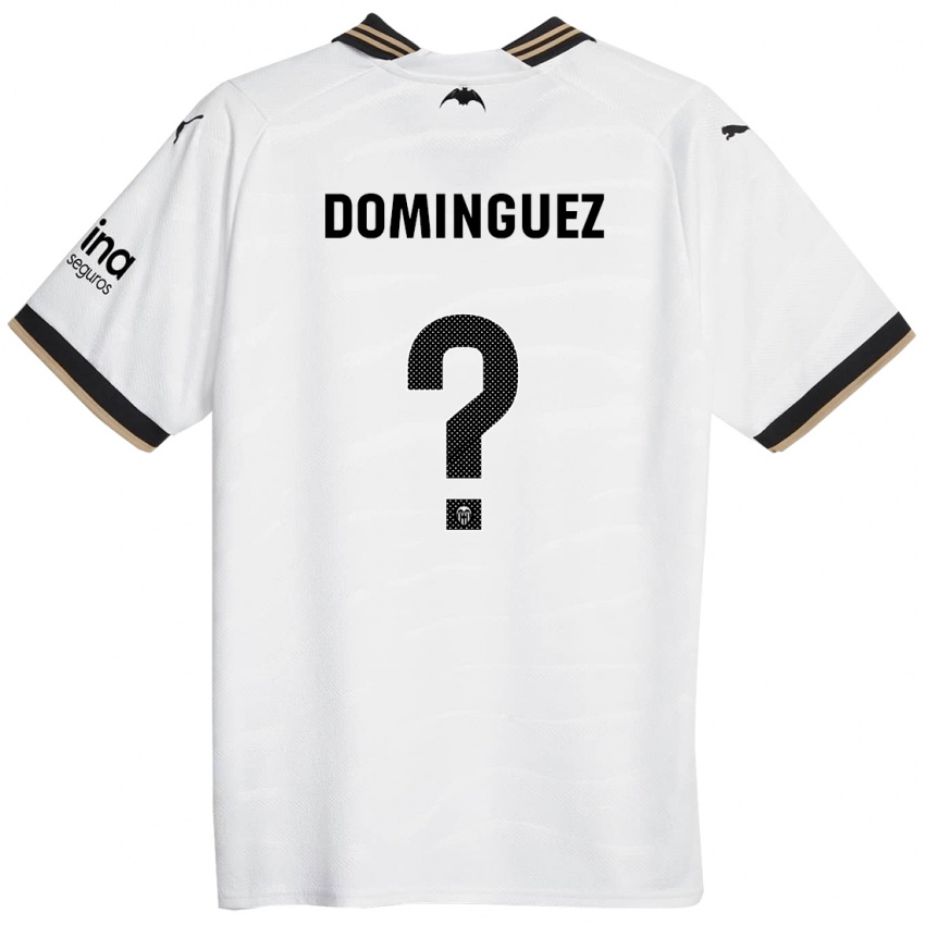 Kinder Mario Dominguez #0 Weiß Heimtrikot Trikot 2023/24 T-Shirt