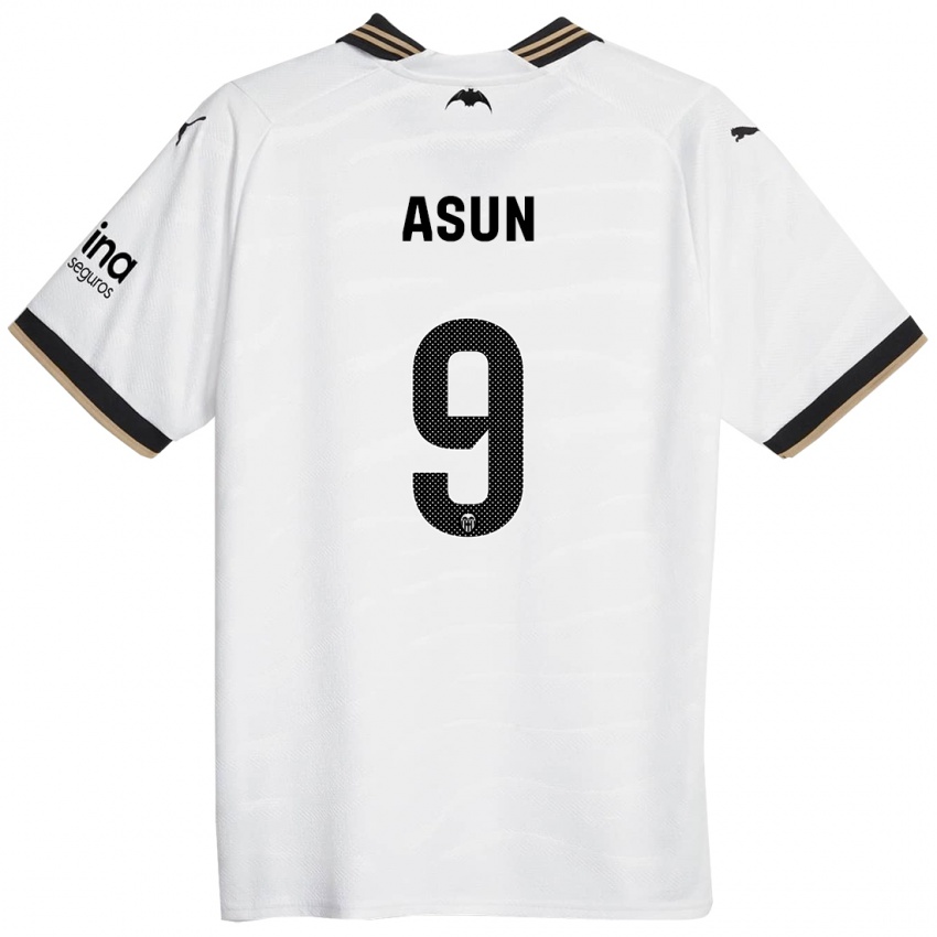 Kinder Asun #9 Weiß Heimtrikot Trikot 2023/24 T-Shirt