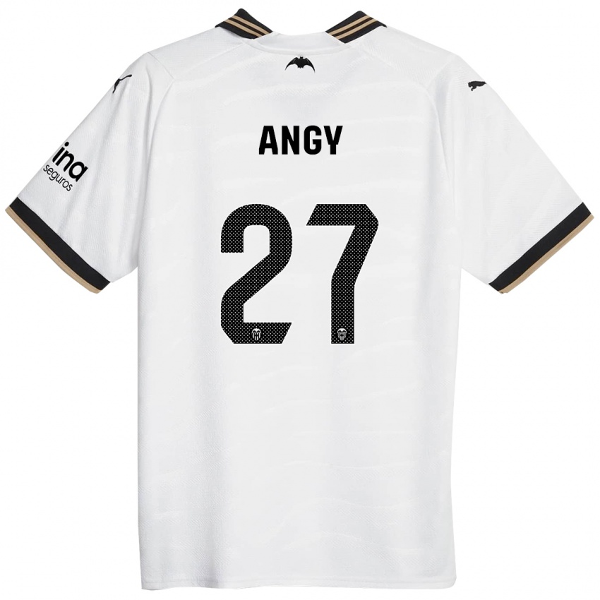 Kinder Angy #27 Weiß Heimtrikot Trikot 2023/24 T-Shirt