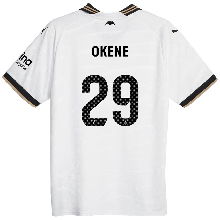 Kinder Andrea Okene #29 Weiß Heimtrikot Trikot 2023/24 T-Shirt