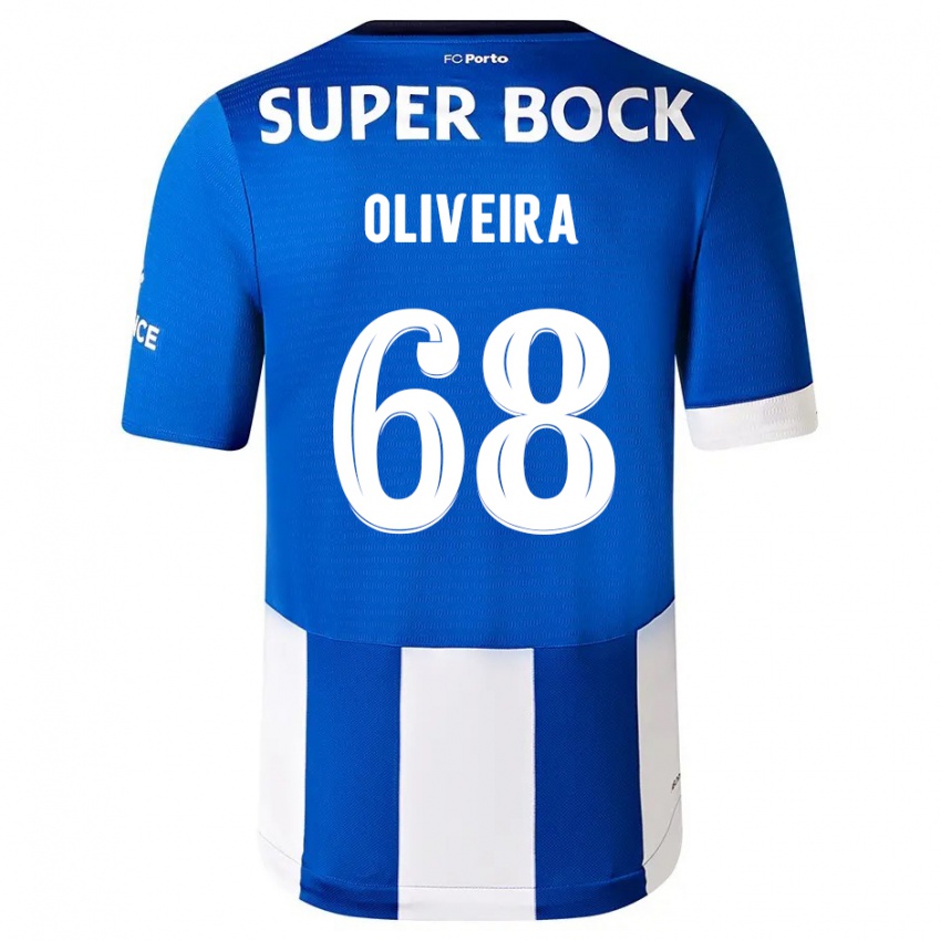 Kinder André Oliveira #68 Blau Weiss Heimtrikot Trikot 2023/24 T-Shirt