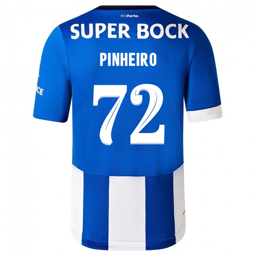 Kinder Rodrigo Pinheiro #72 Blau Weiss Heimtrikot Trikot 2023/24 T-Shirt