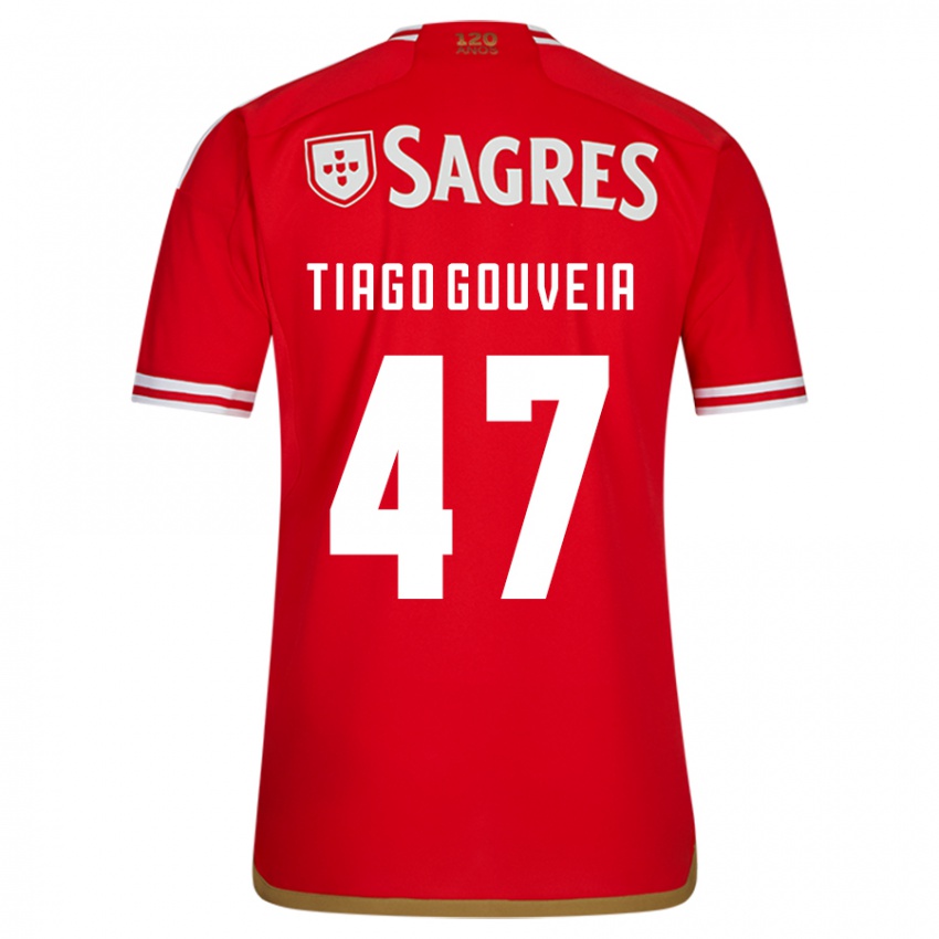 Kinder Tiago Gouveia #47 Rot Heimtrikot Trikot 2023/24 T-Shirt