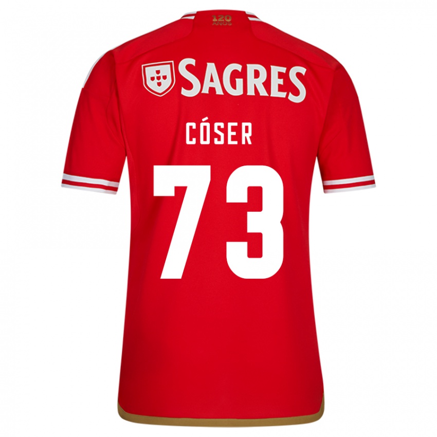 Kinder Tiago Cóser #73 Rot Heimtrikot Trikot 2023/24 T-Shirt